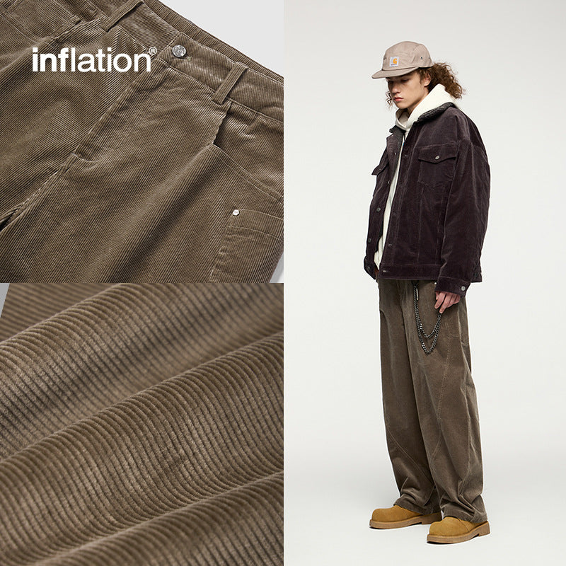 INF Cotton Corduroy Scimitar Cargo Pants