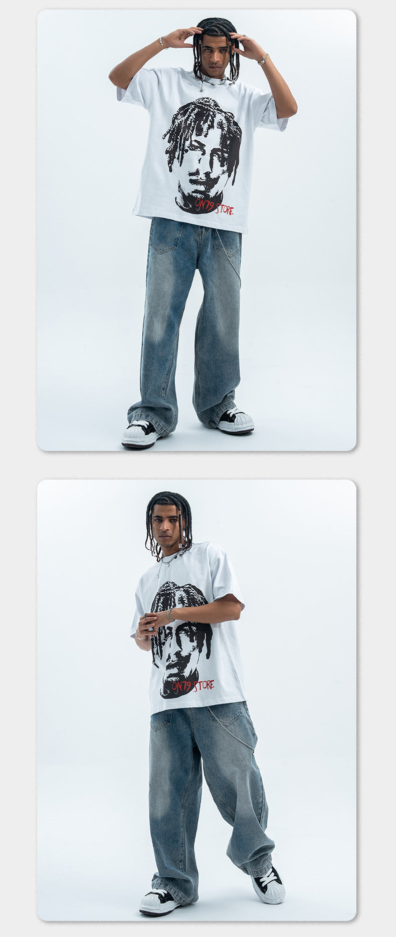 (Clearance)LawFoo 315g Graphic Head Tee
