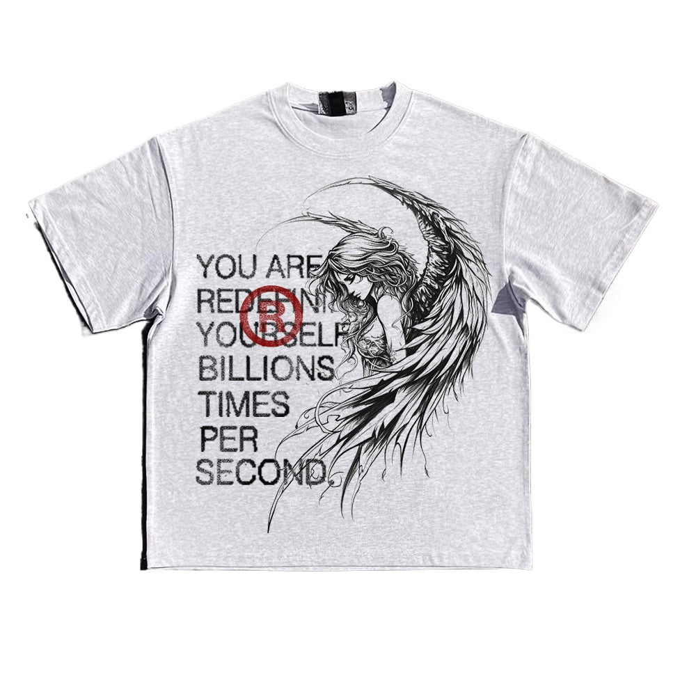 Wang Youbing Studio! BILLIONS 260g 100% Cotton Tee