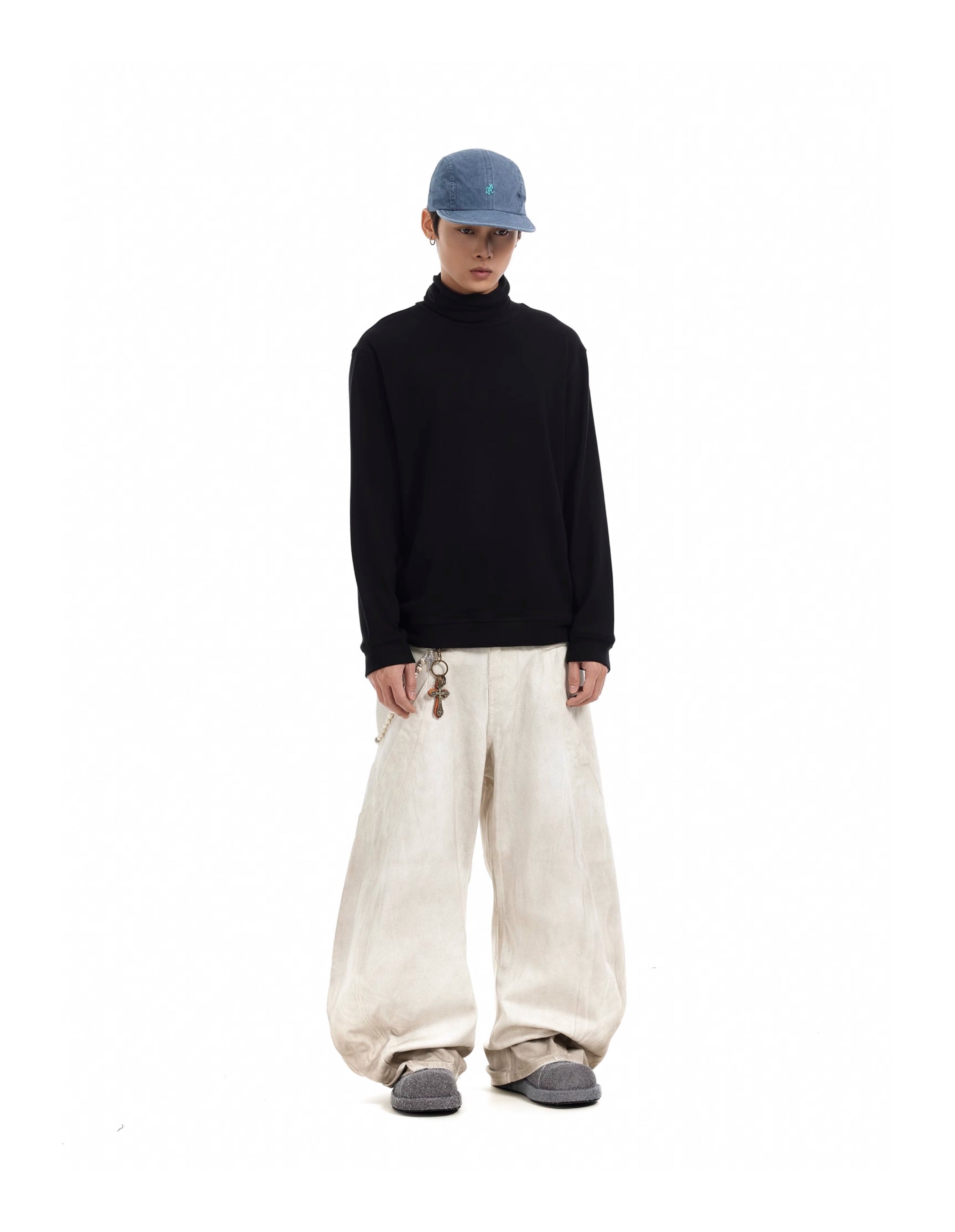 BTSG  Deconstructed Dirty Dirty Scimitar Jeans