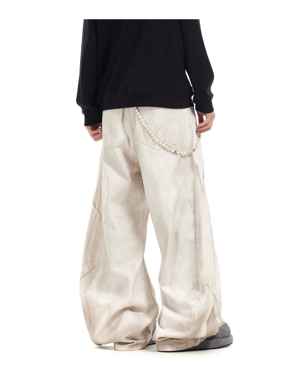 BTSG  Deconstructed Dirty Dirty Scimitar Jeans