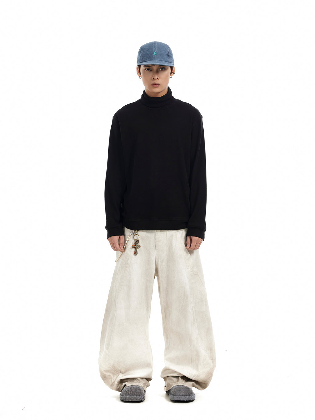 BTSG  Deconstructed Dirty Dirty Scimitar Jeans