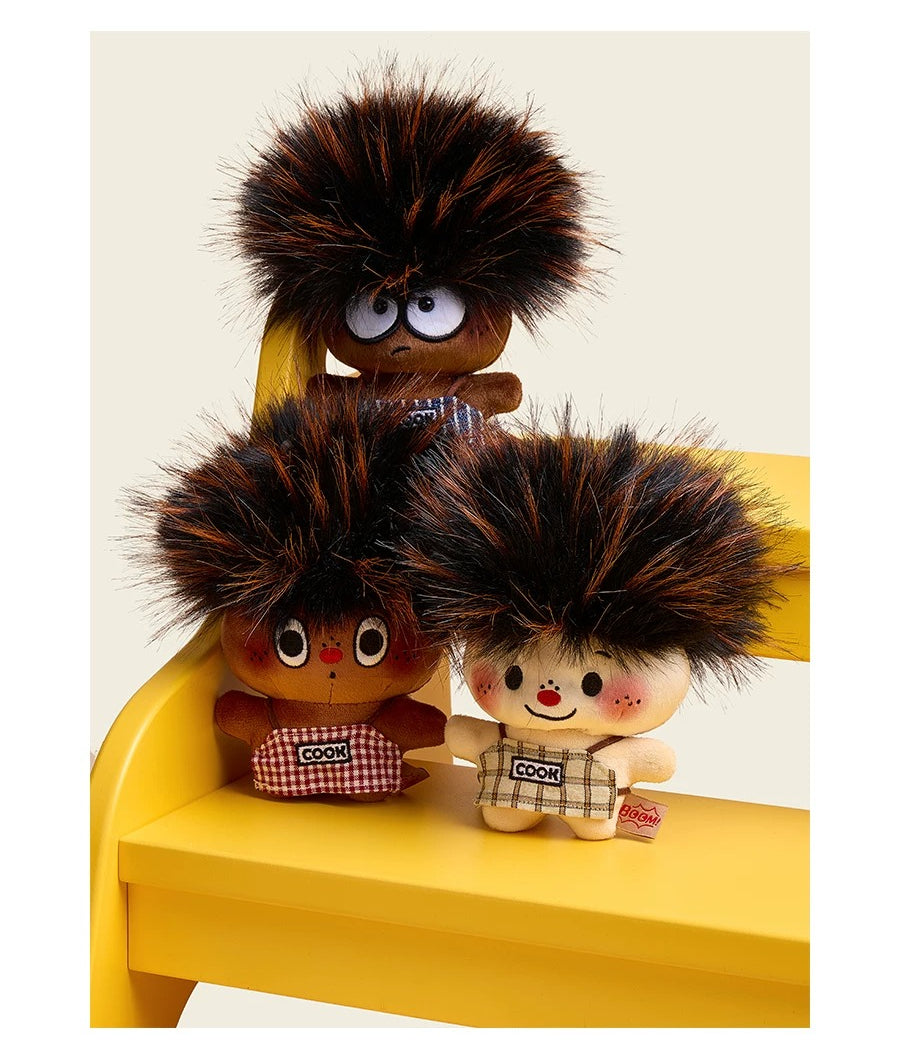 HAVEROSE Exploding Head Doll Pendant Plush Doll