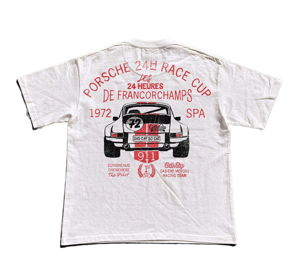 Wang Youbing Studio! PORCHE 260g 100% Cotton Tee