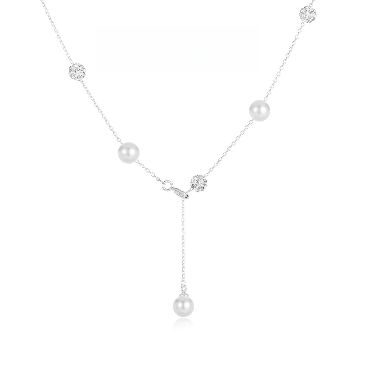 DODOGOGO Gypsy Pearl Clavicle Necklace