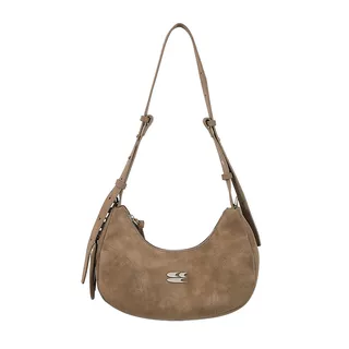 CryingCenter Leopard Velvet Multicolor Crossbody Shoulder Bag with logo pendant