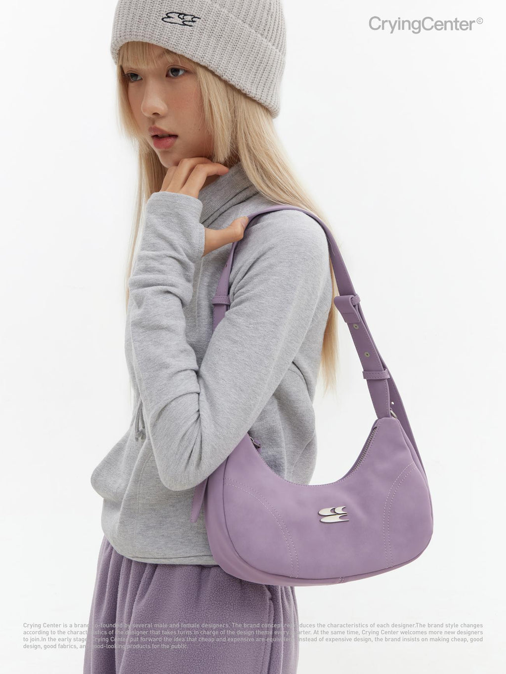 CryingCenter Leopard Velvet Multicolor Crossbody Shoulder Bag with logo pendant