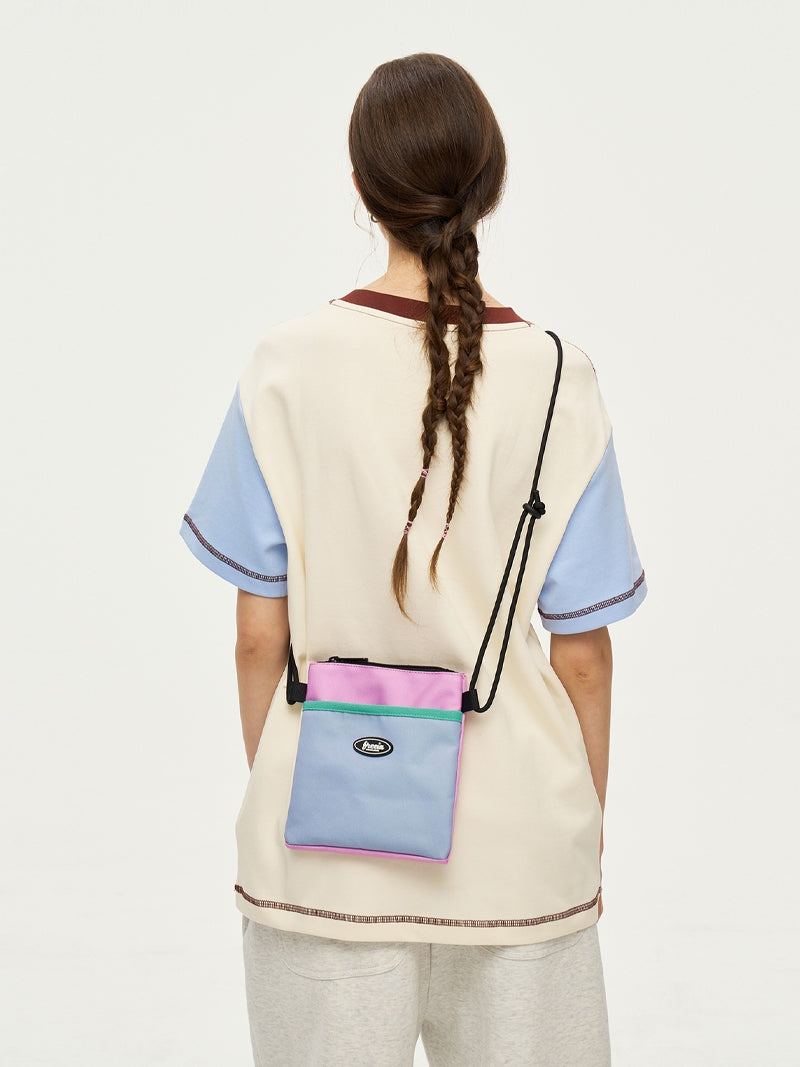 FREEIN contrast crossbody bag
