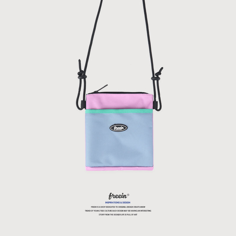 FREEIN contrast crossbody bag
