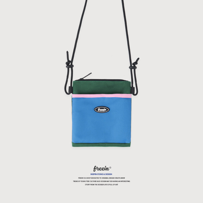 FREEIN contrast crossbody bag