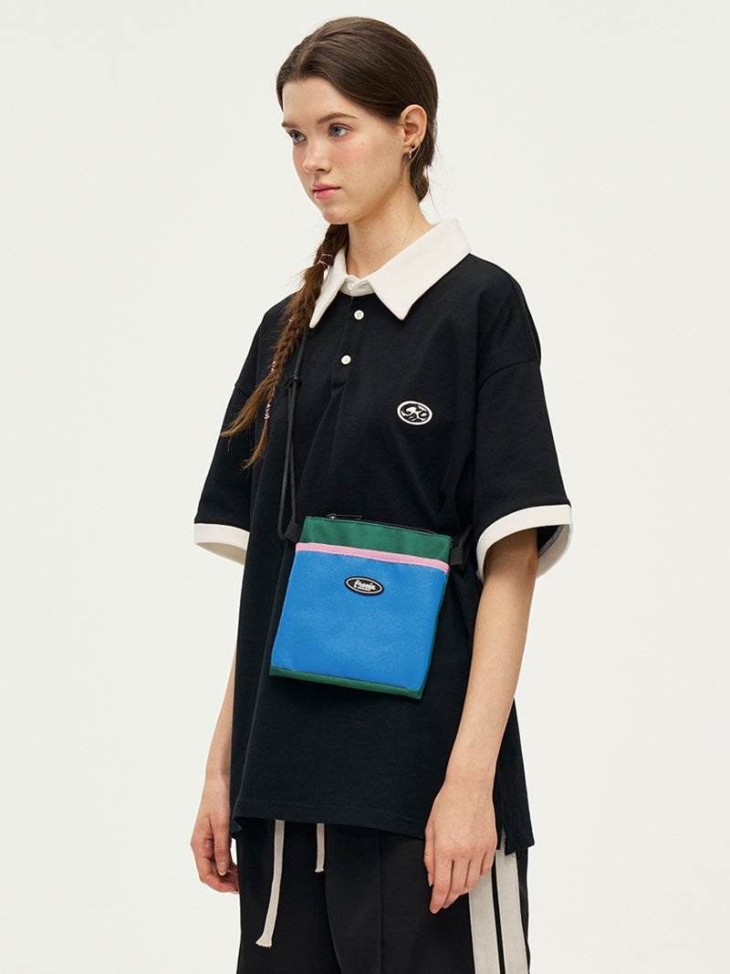 FREEIN contrast crossbody bag