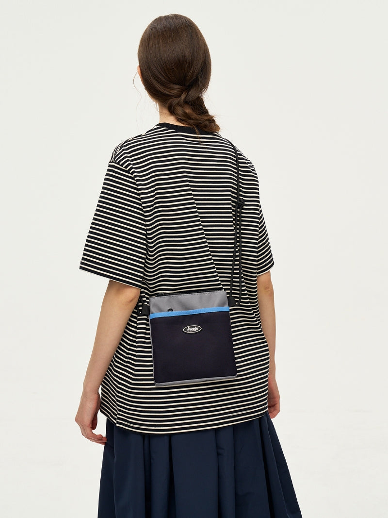 FREEIN contrast crossbody bag