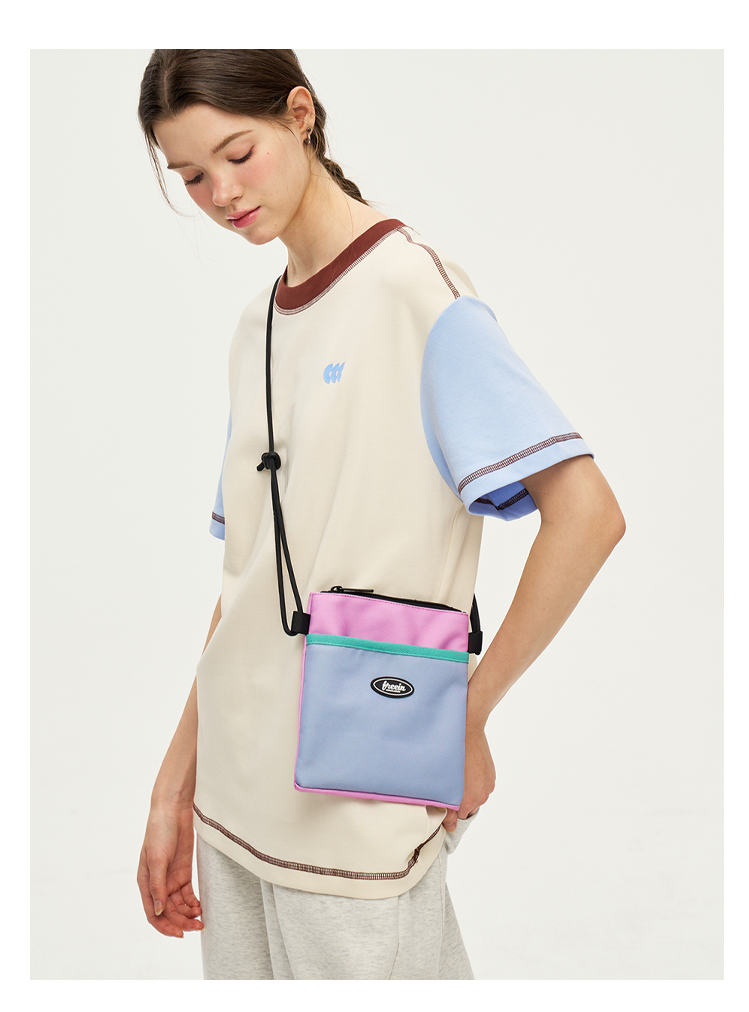 FREEIN contrast crossbody bag