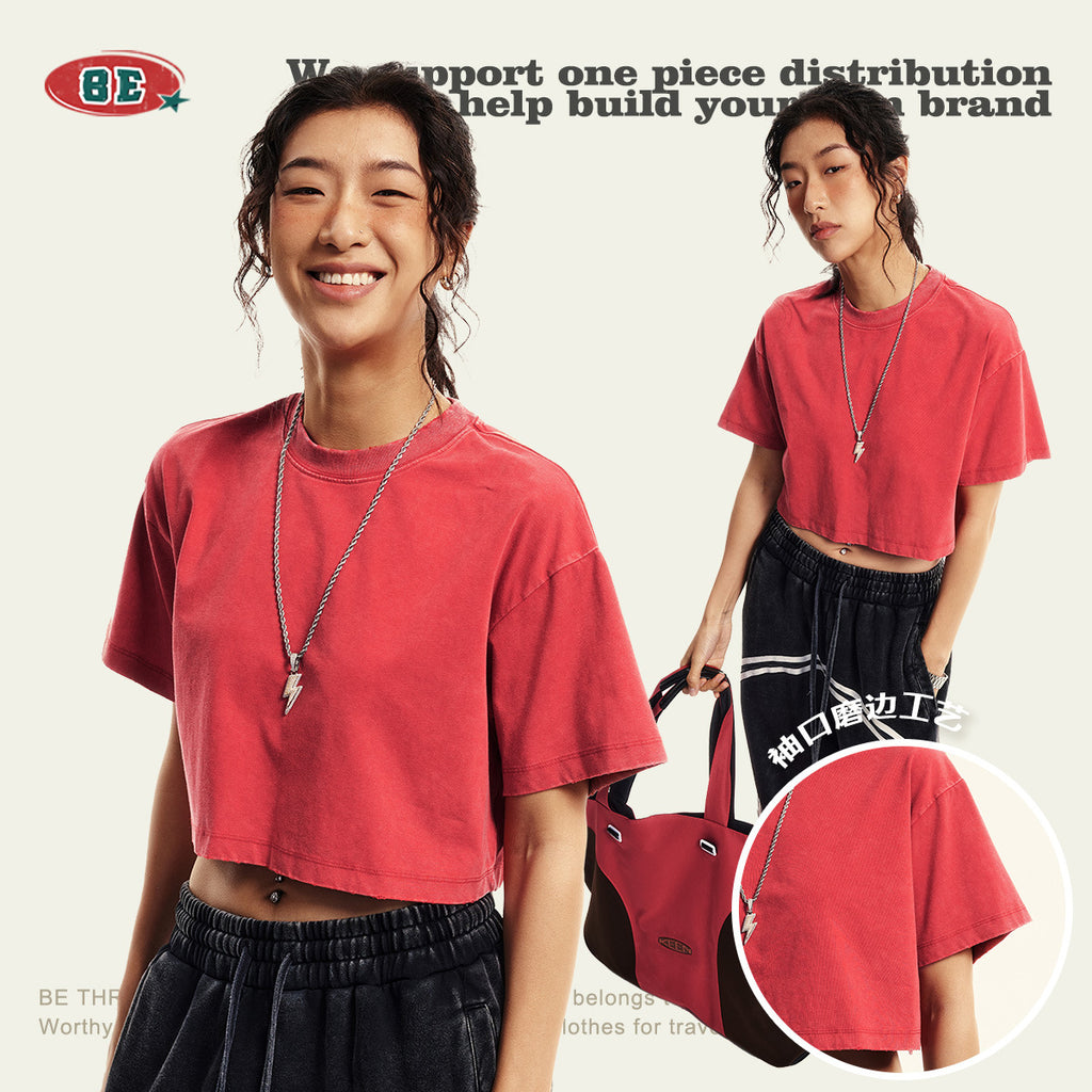 BE Women Sorona Mambo Cropped Gym Tee
