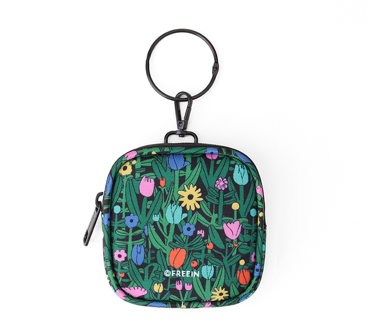 FREEIN forest flower print coin purse