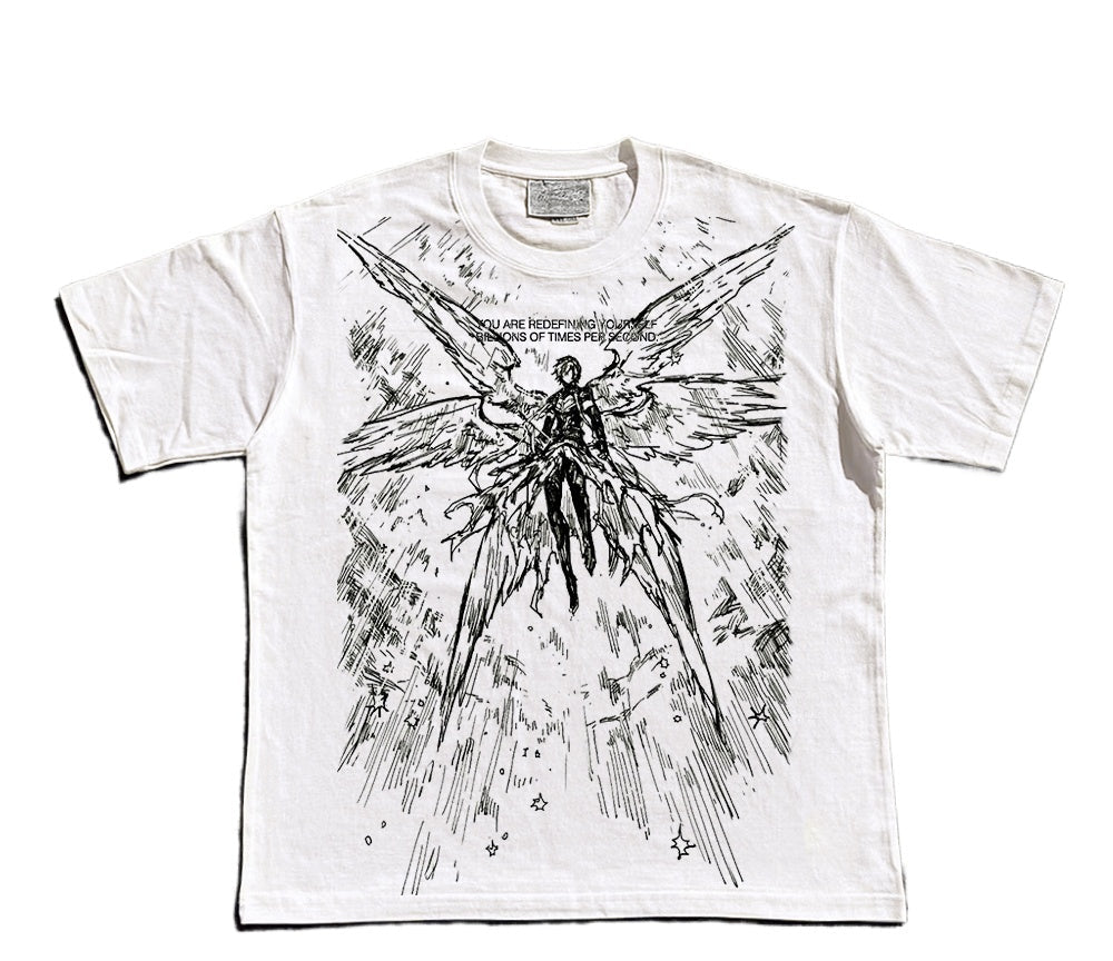 (Clearance) Wang Youbing Studio! WINGS 260g 100% Cotton Tee