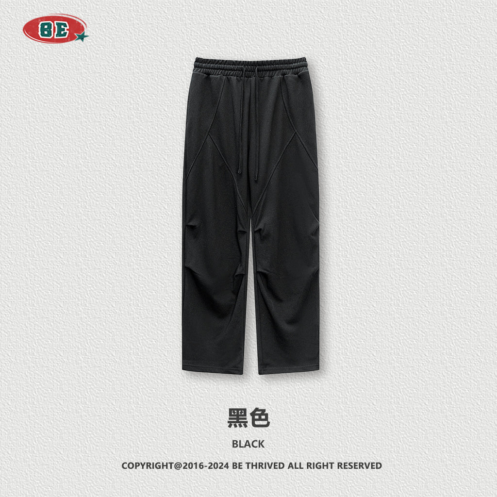 BE Washed Sliced Knitted Sweatpants