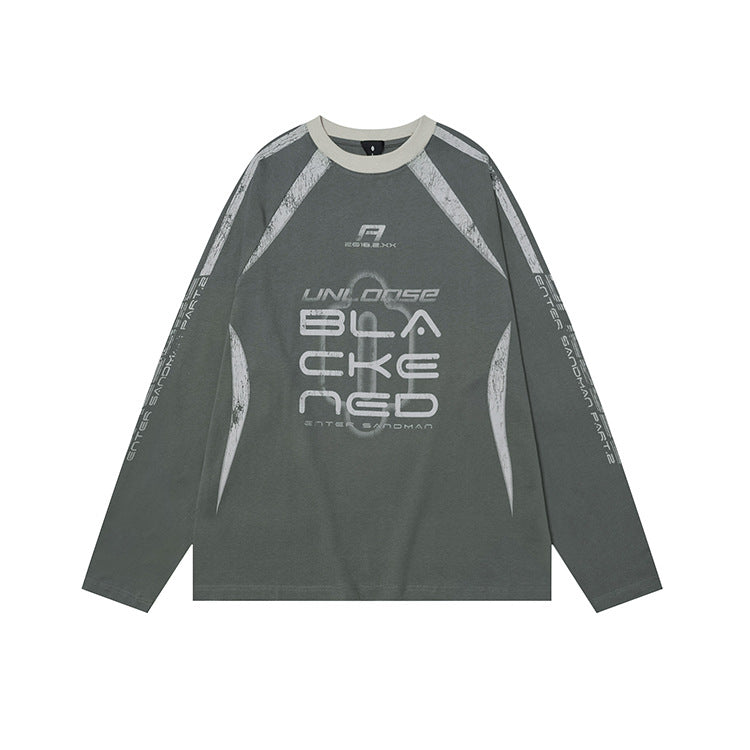 OVDY 230g Crew Neck Long Sleeve Football Jersey Sports Loose sweatshirt