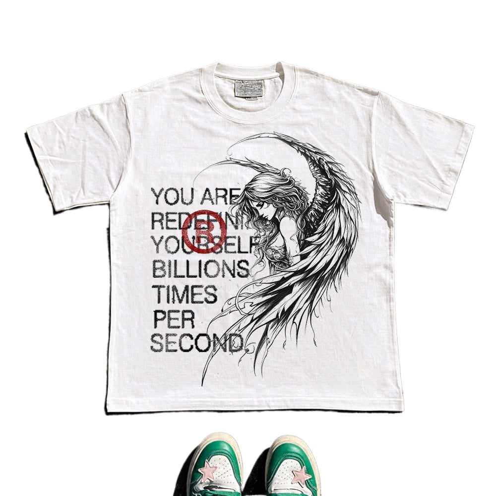 Wang Youbing Studio! BILLIONS 260g 100% Cotton Tee