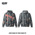 GLFS Outdoor Digital Camouflage Oversized Pullover Hoodie