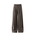 BTSG Houndstooth wool tweed slack Pants