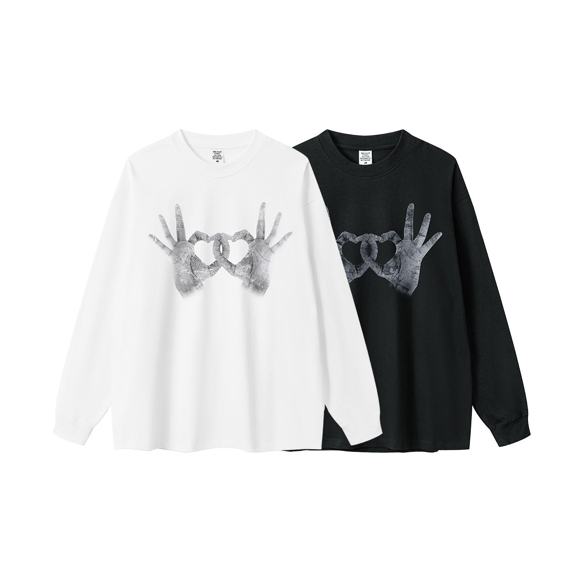 BE Heart Gesture Long Sleeve Tee