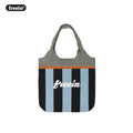 FREEIN original color-block striped knit bag