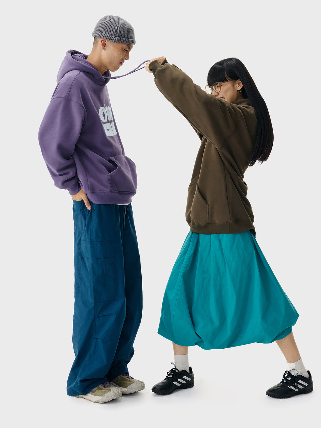 OWOX dopamine velvet padded hoodie