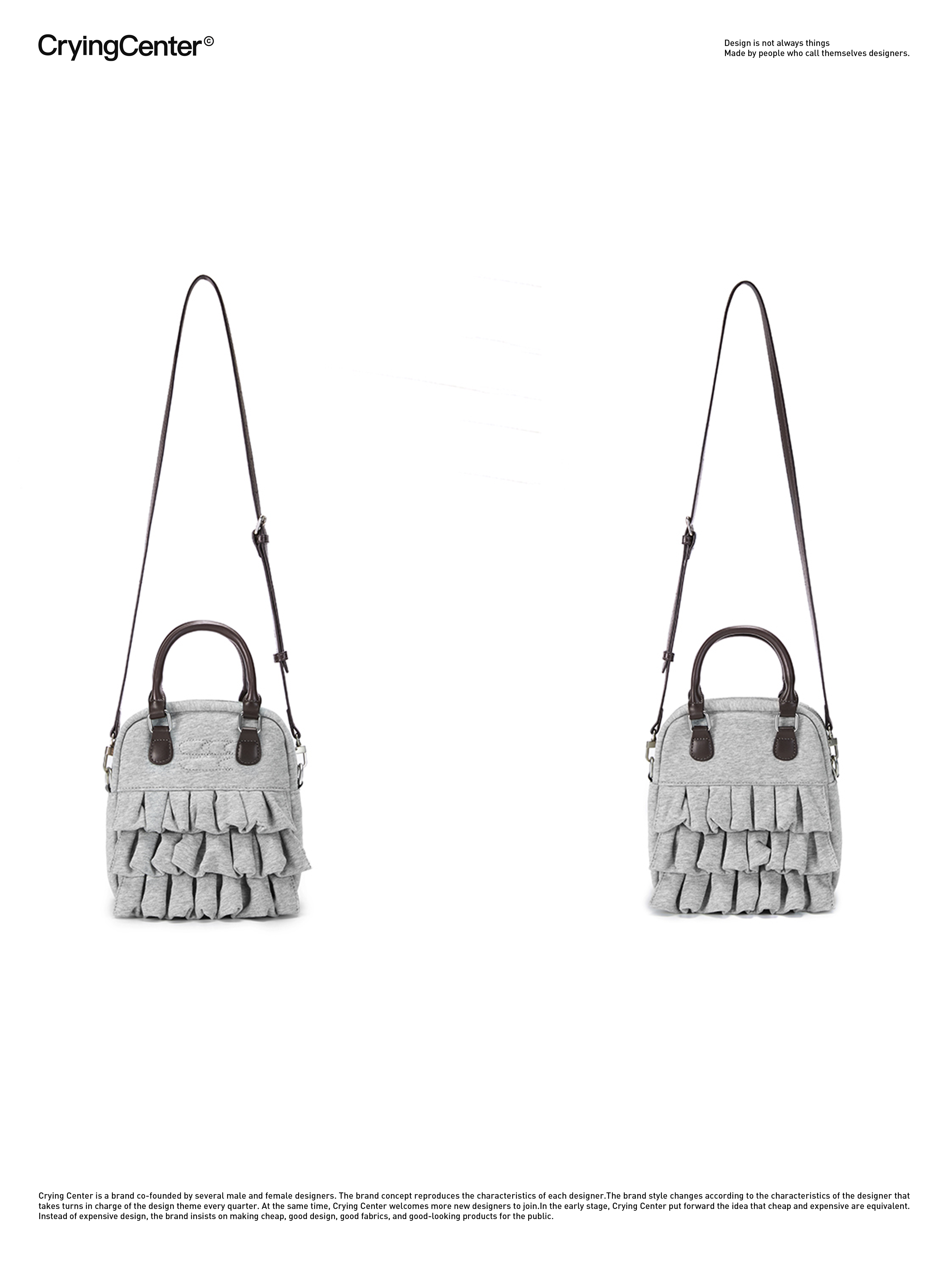 CryingCenter is the Crying Center Ruffle Bag