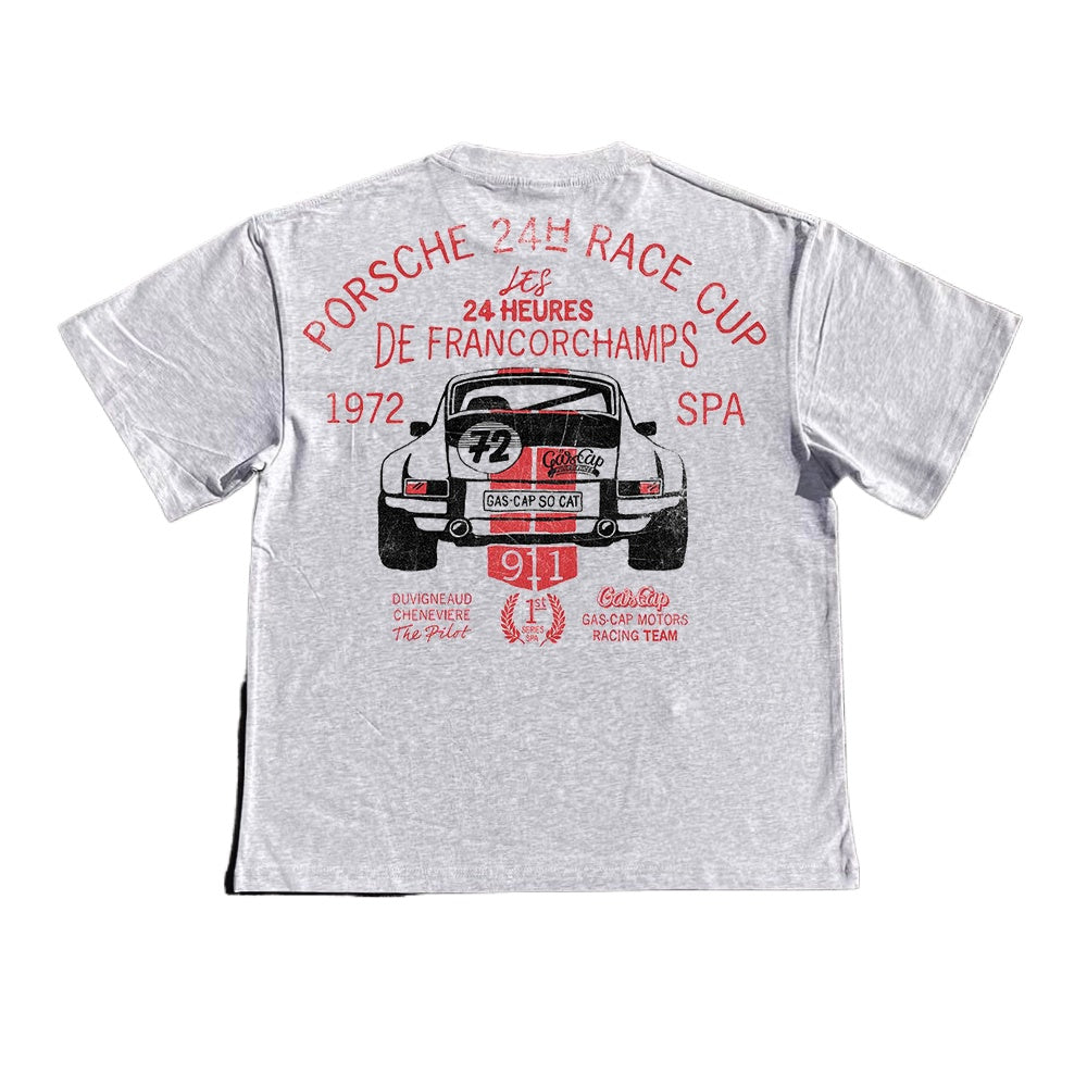 Wang Youbing Studio! PORCHE 260g 100% Cotton Tee