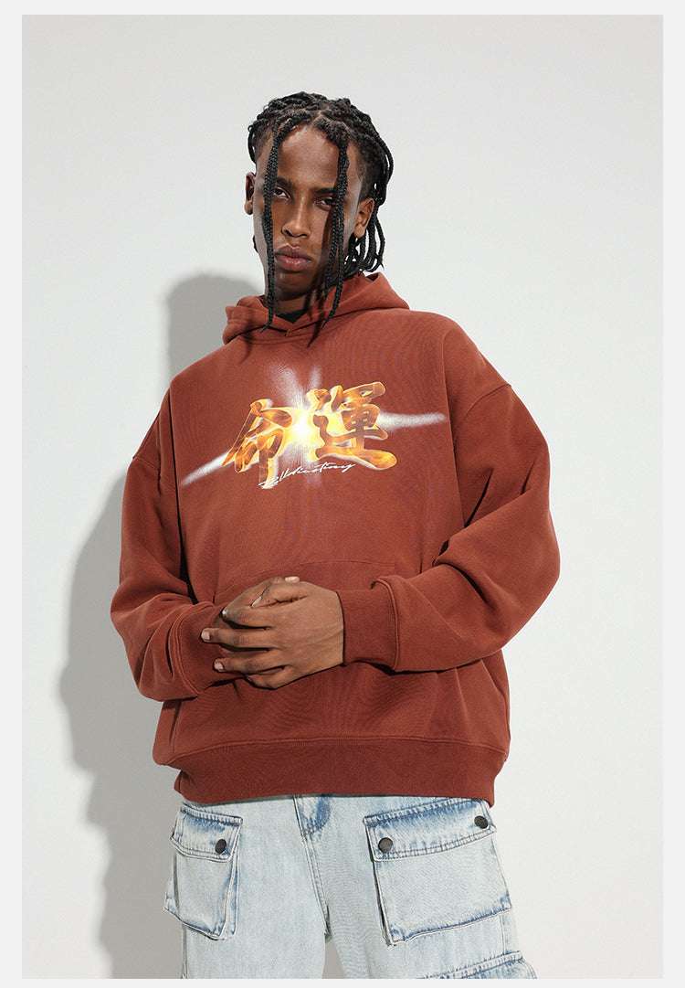 DICETINY FATE PRINT LOGO HOODIE