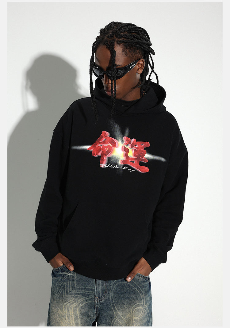 DICETINY FATE PRINT LOGO HOODIE