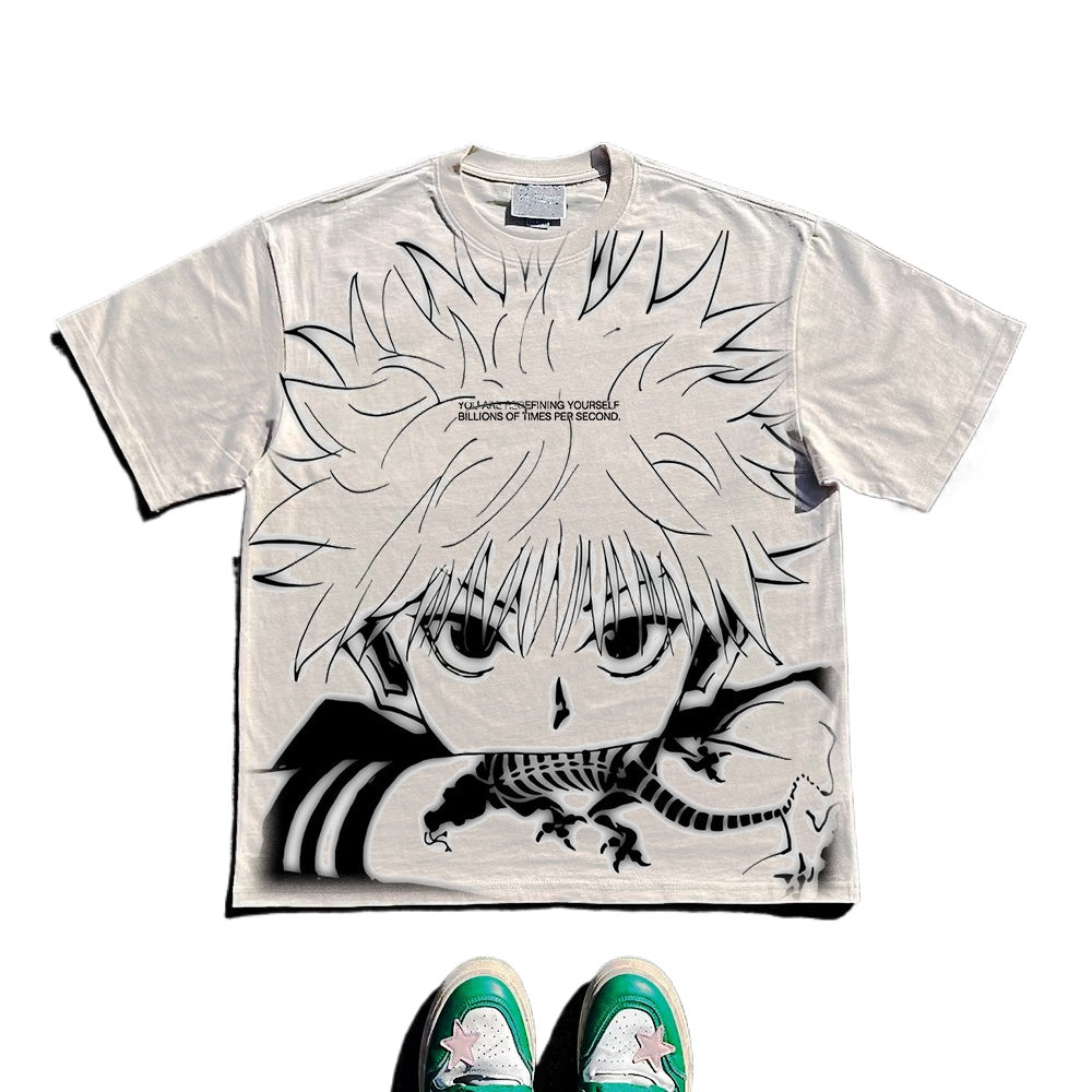 Wang Youbing Studio! Killua 260g 100% Cotton Tee