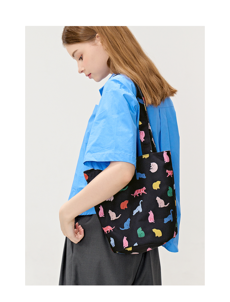FREEIN cute cat tote bag