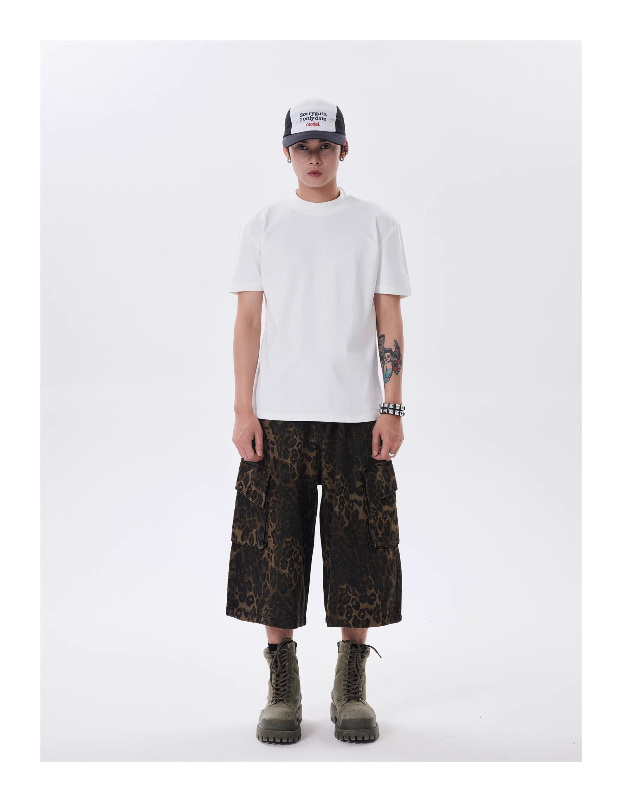 BTSG* Cleanfit Shoulder Solid Short Neckline Slim Tee