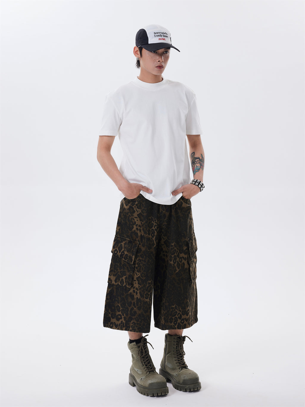 BTSG* Cleanfit Shoulder Solid Short Neckline Slim Tee
