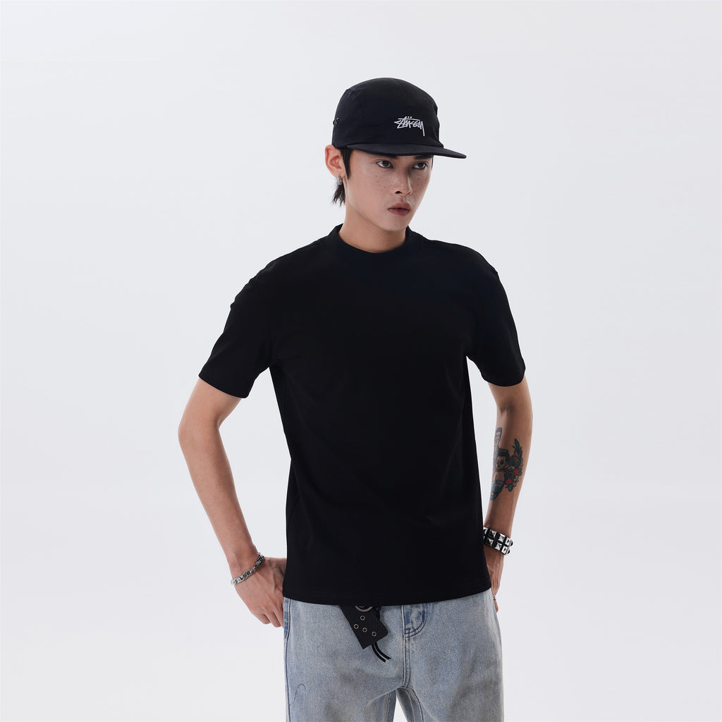 BTSG* Cleanfit Shoulder Solid Short Neckline Slim Tee