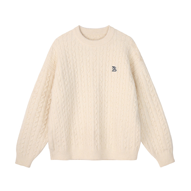 MATCHA STORY Twist Loose Sweater