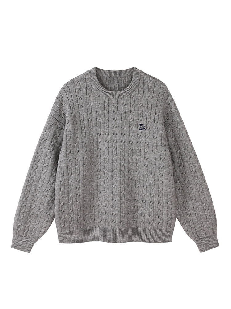 MATCHA STORY Twist Loose Sweater