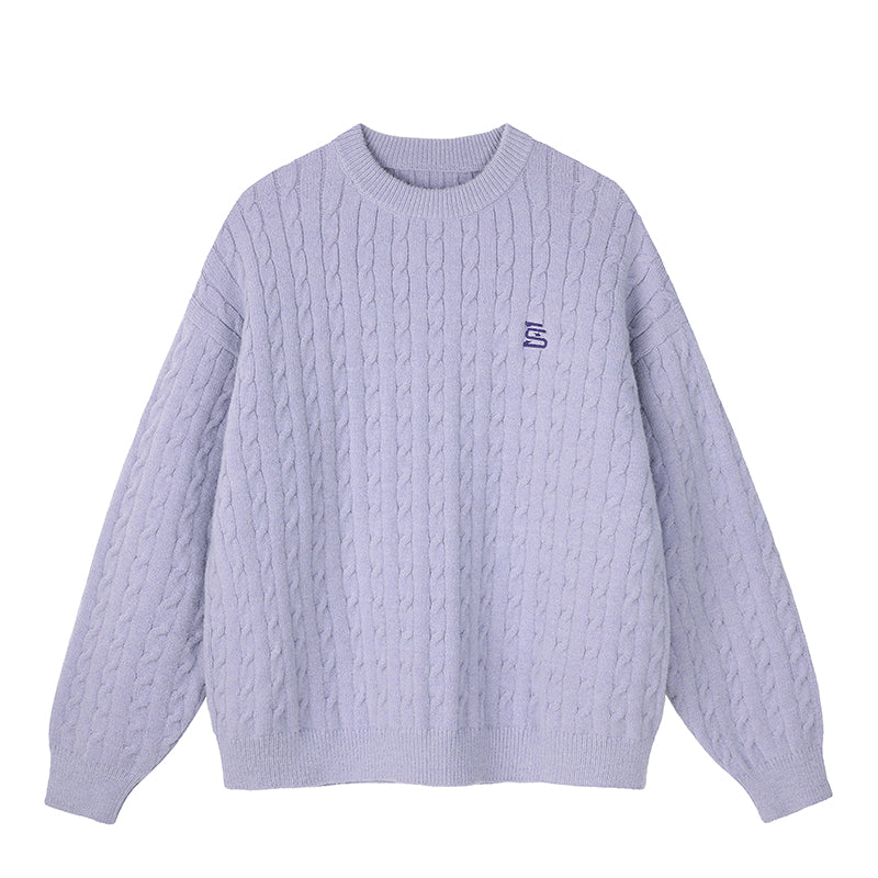 MATCHA STORY Twist Loose Sweater