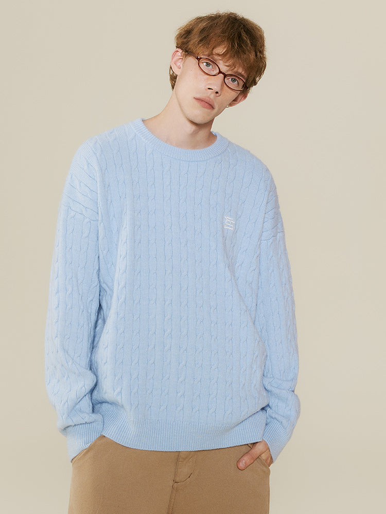 MATCHA STORY Twist Loose Sweater