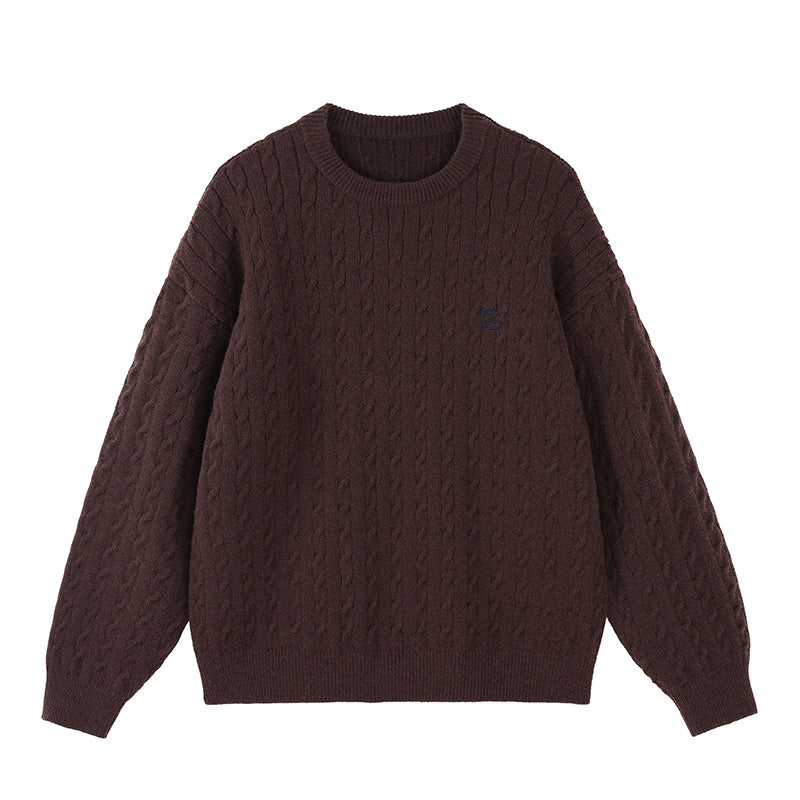 MATCHA STORY Twist Loose Sweater