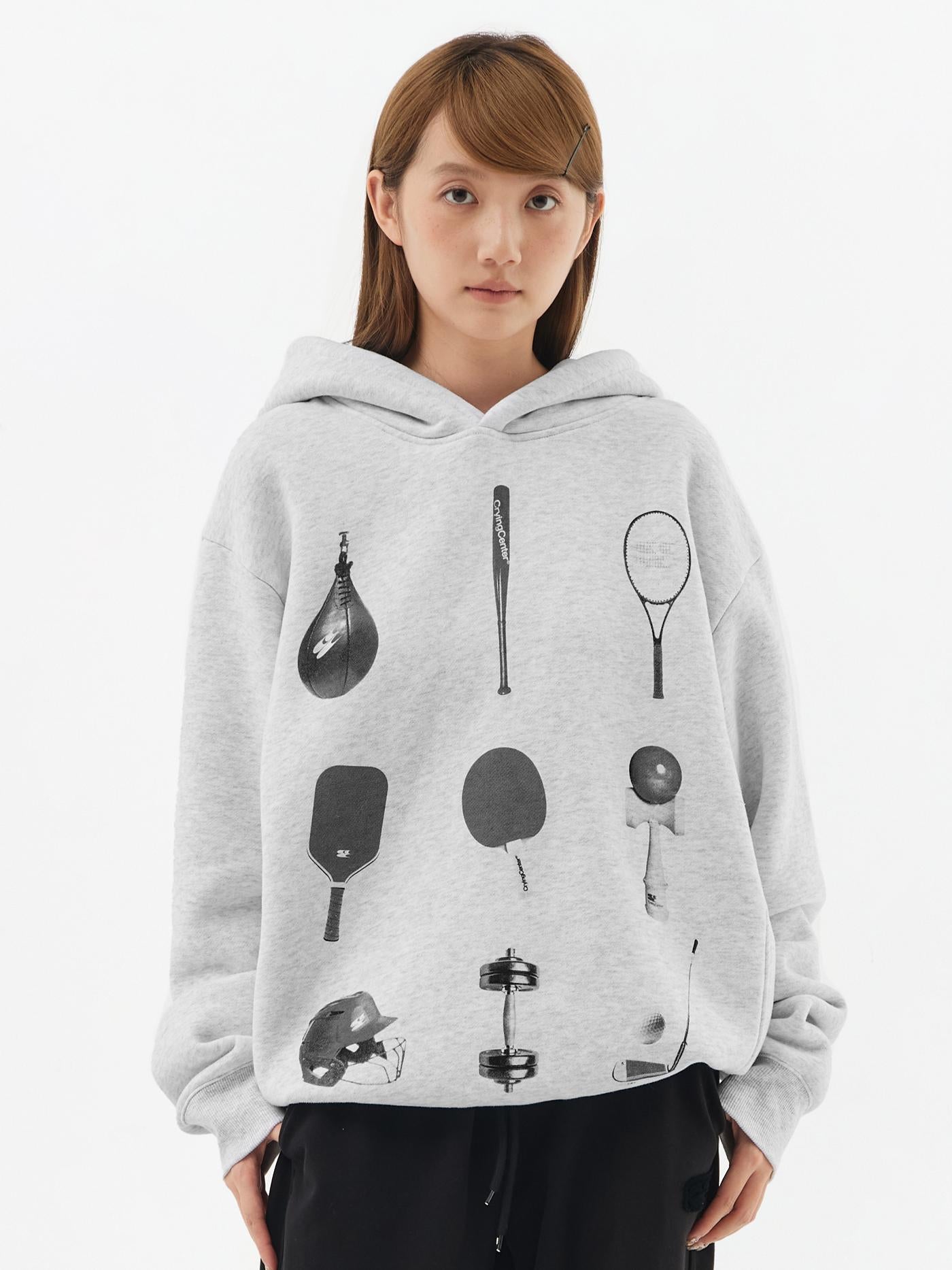 CryingCenter Sports Equipment Hooded Sweatshirt Crying Center * 1pc Left *