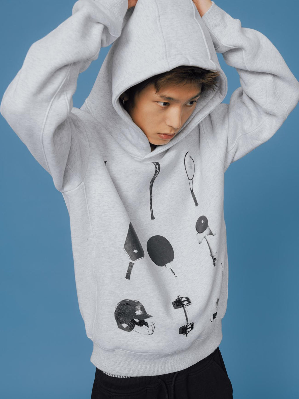 CryingCenter Sports Equipment Hooded Sweatshirt Crying Center * 1pc Left *