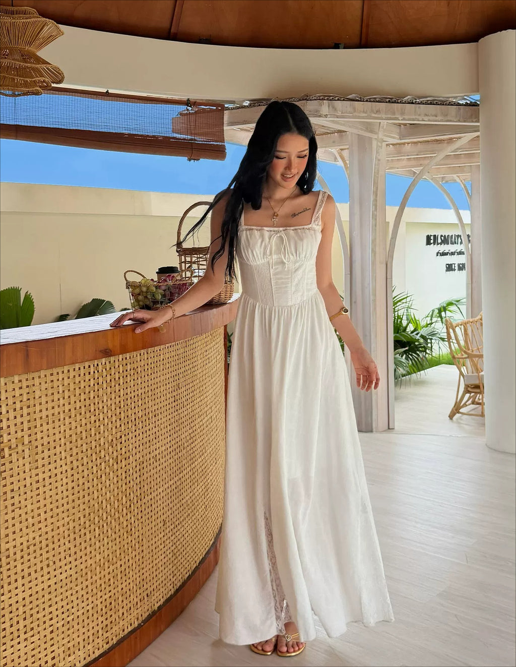 Audwyn Vintage Lace Patchwork Dress