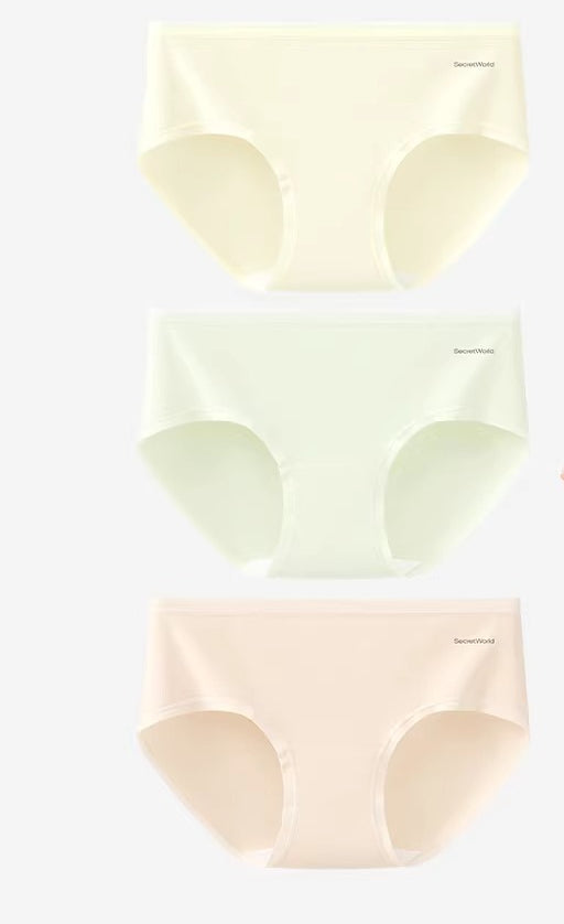 SecretWorld Antibacterial Breathable Mid-waist Cool Briefs