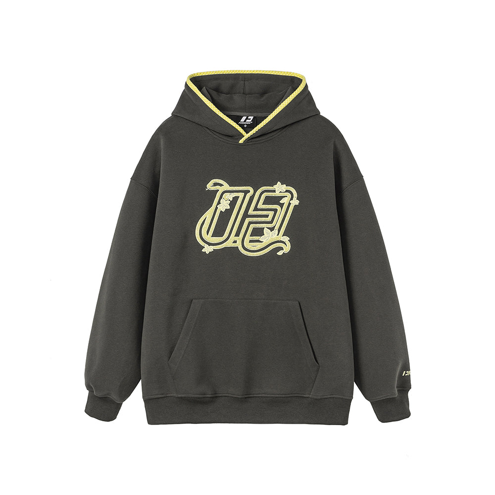 FORNINES Year of the Snake New Year Fleece Hoodie
