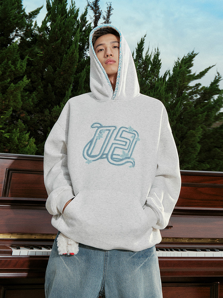 FORNINES Year of the Snake New Year Fleece Hoodie