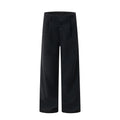 BTSG high-end multi-button wide-leg trousers