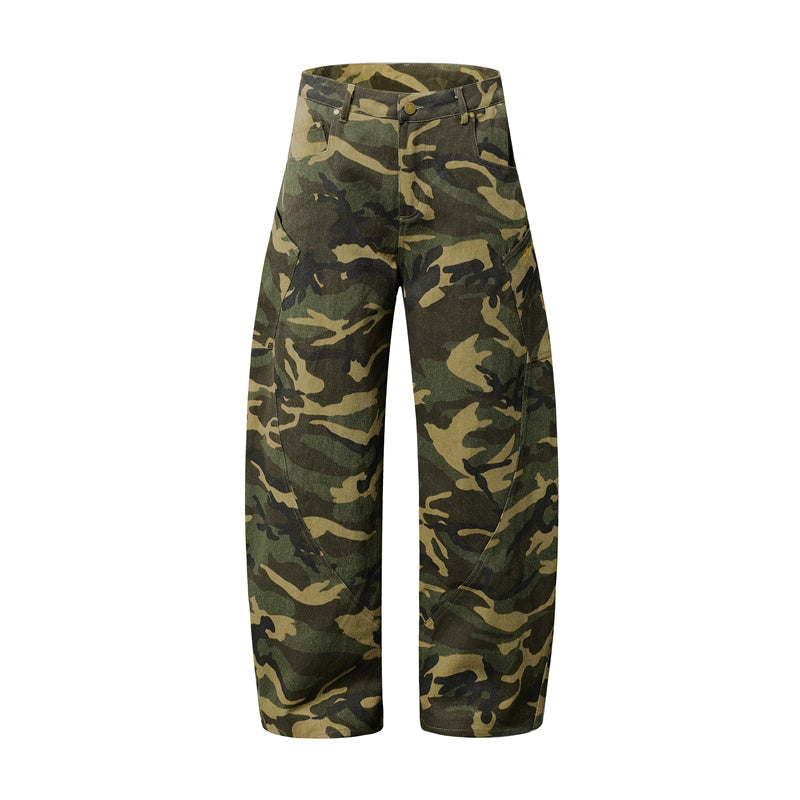 BTSG Camouflage silhouette scimitar cargo pants
